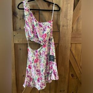 Lulus Floral Dress size Large